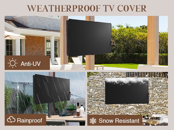 Weatherproof TV Cover