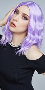 purple wig
