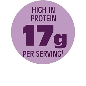 High in Protein 17g per serving