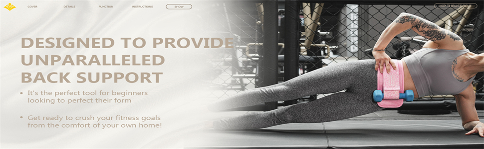 Hip Thrust Belt for Women