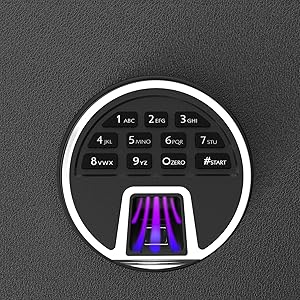 Amazon.co.jp: WASJOYE 耐火金庫 指紋認証式 火災対策可 A4