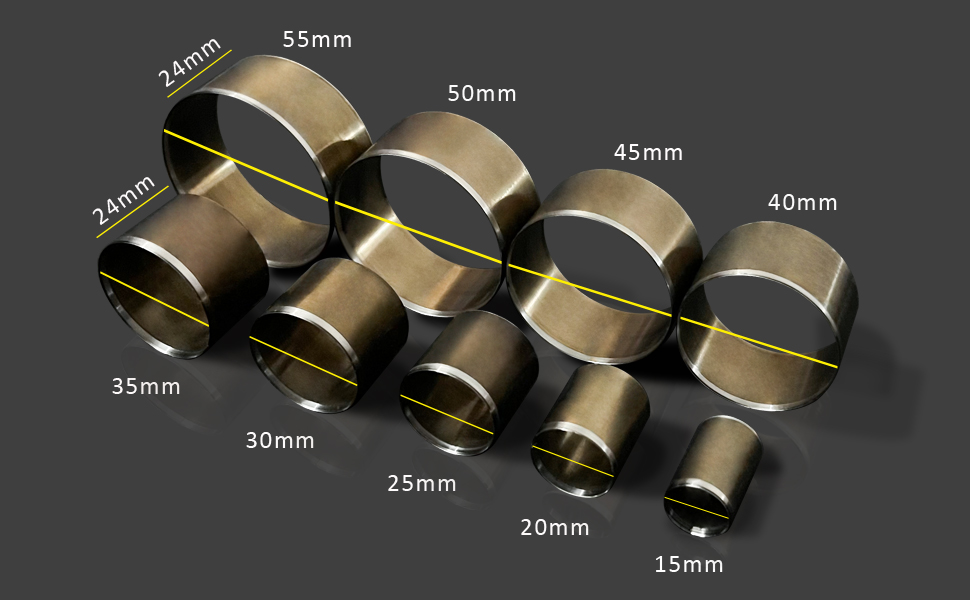 YKSPLUSK Leather Circle Cutter Tool Set, 9 Pieces Round Punch Tools 15