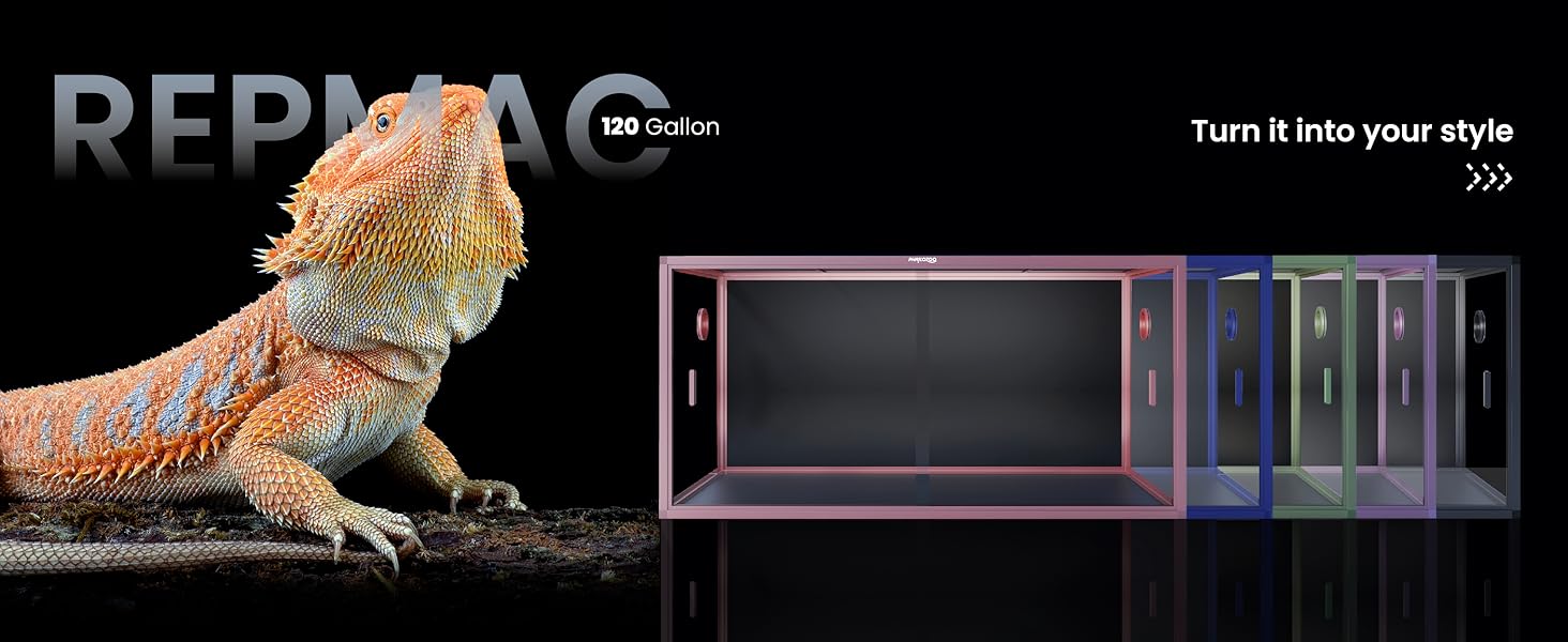 120 gallon bearded dragon enclosures