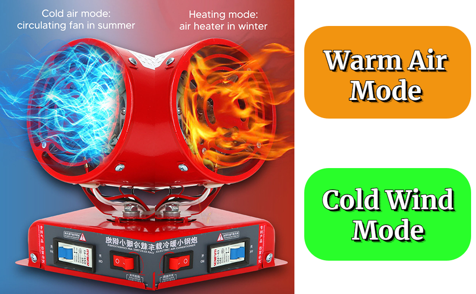 Car Heater, KIMISS Aluminium Alloy Car Air Heater 1000W