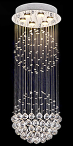 Modern Contemporary Flush Mount Ceiling Chandelier