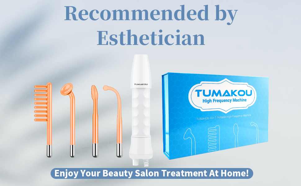 High Frequency Facial Machine TUMAKOU Professional Portable Handheld