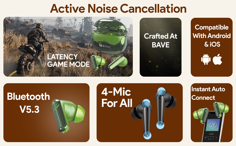 BAVE Soul TWS Bluetooth Earbuds SPN-JGSP