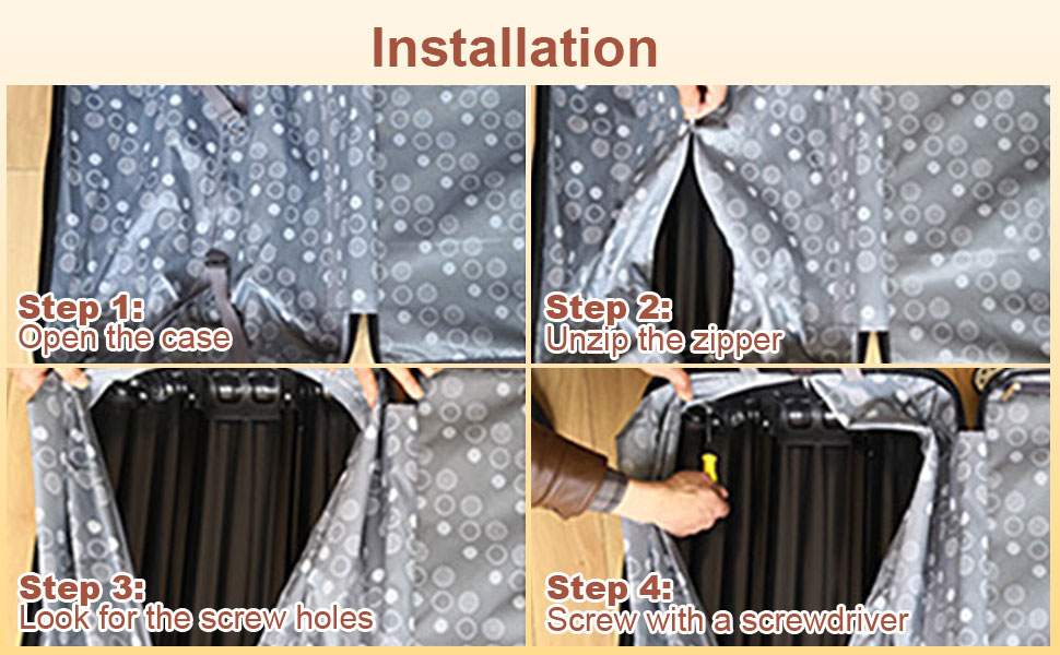 Luggage Wheels Replacement