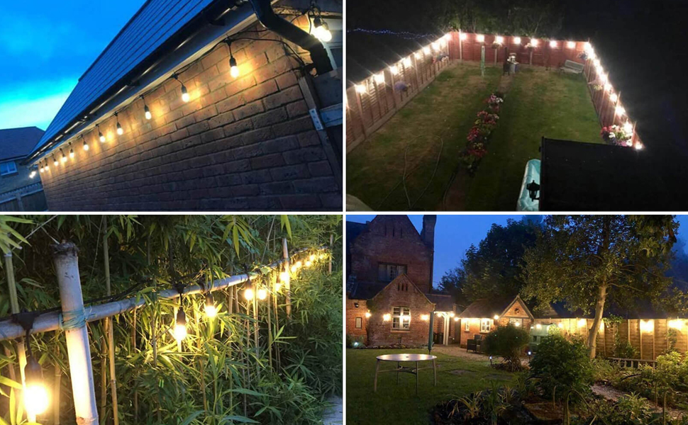 outdoor string lights 30 m