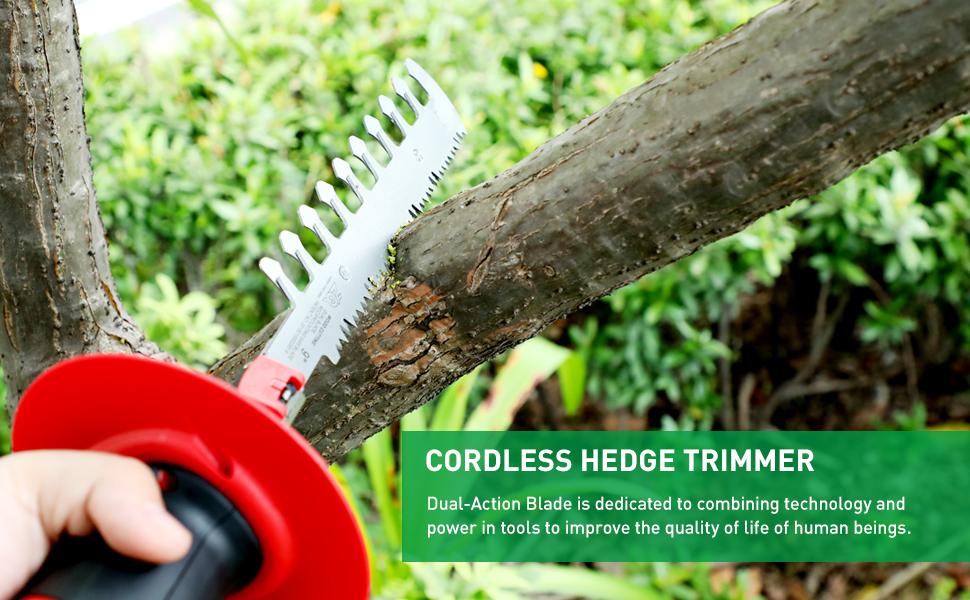 Hedge Trimmers 2in1 22inch 1400RPM Light Weight 3/5