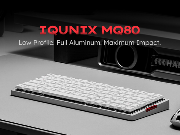 Amazon.com: IQUNIX MQ80 Low Profile Mechanical Keyboard for