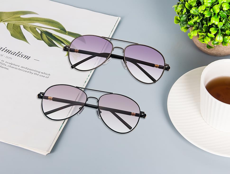 Bifokale Lesebrille Sonnenbrille Anti Blaulicht für Damen Herren Computer Lesebrillen