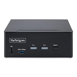 StarTech 2ポート KVM切替器 USB3.0 DP KVMスイッチ StarTech.com 2 Port DisplayPort KVM Switch - 4K 60Hz