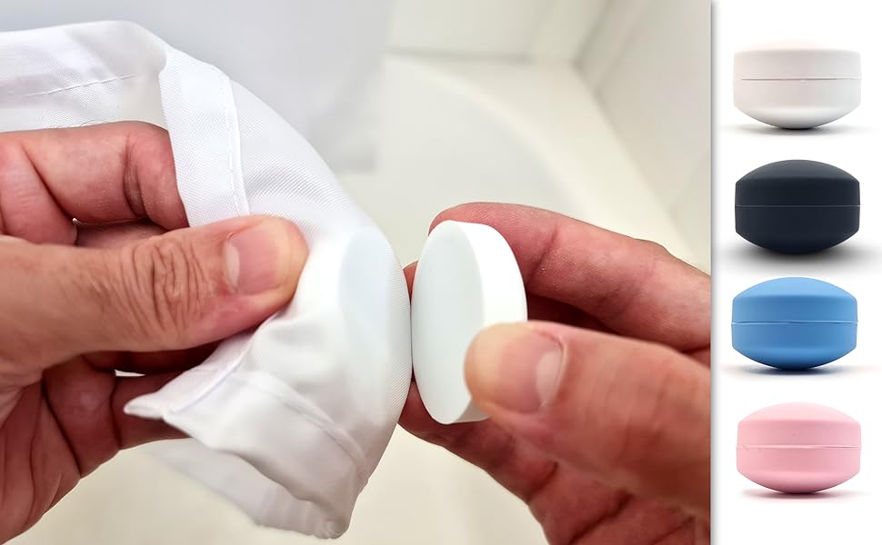 Powerful AntiBillowing Shower Curtain Weights for