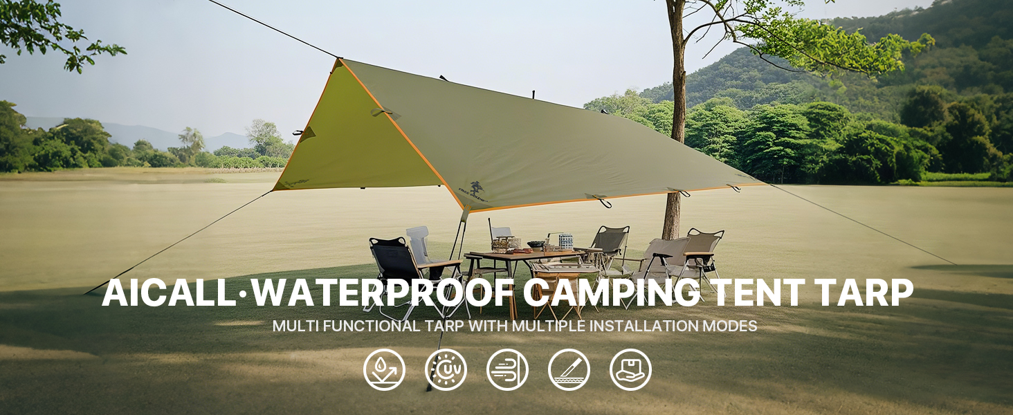 waterproof camping tent tarp