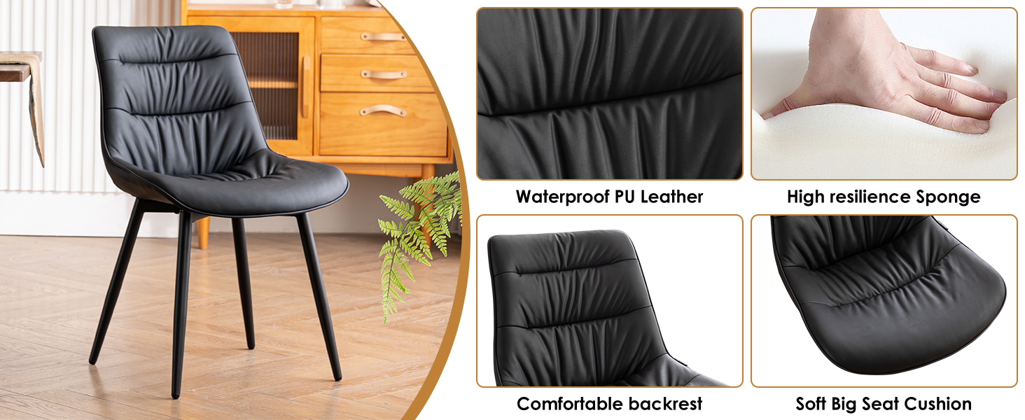 black dining room chairs