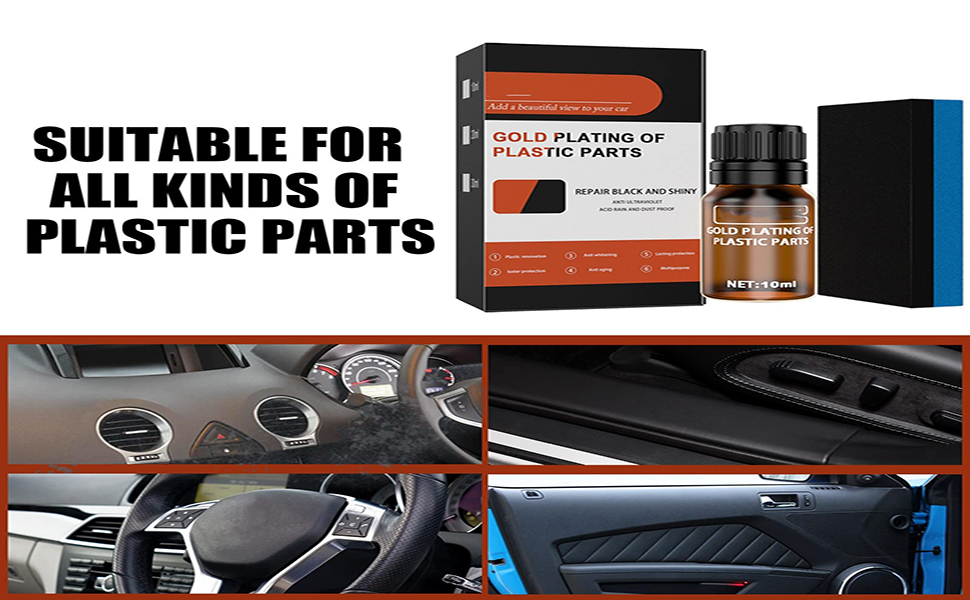 Automotive Interior Plastic Part Retreading Cleaner Refurbish Agent for Exterior Car 