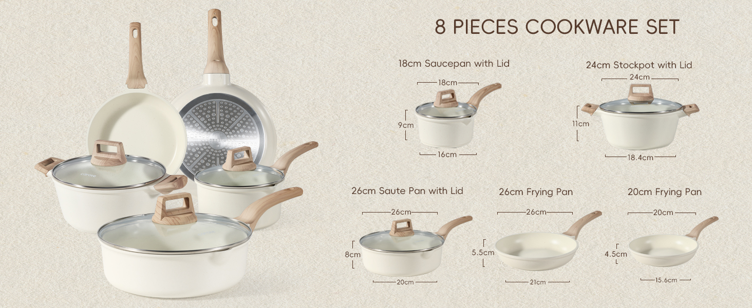 pots and pans sets non stick