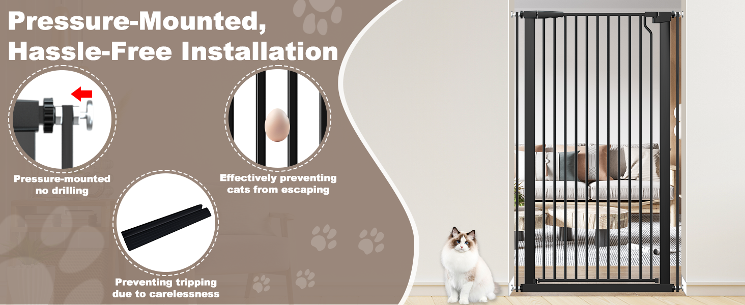 Tall Cat Gate for Doorway