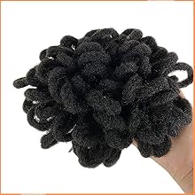 VAVANGA DREADLOCK-BUN-FAUX-LOCS-AFRO-PUFF-DRAWSTRING-PONYTAIL