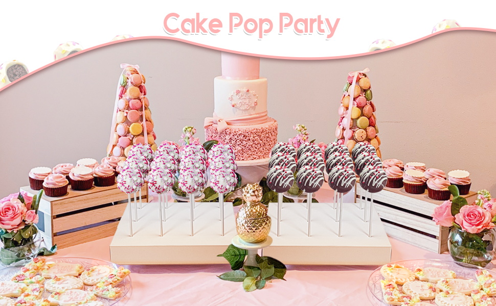 Vowcarol Portable Cake Pop Holder Boxes CakePop Display