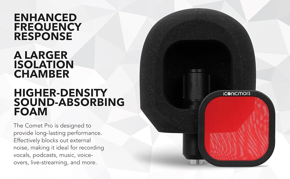 Iconic Mars Comet PRO Recording Vocal Studio Isolation