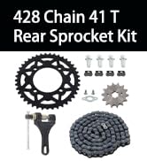 Amazon.com: Relibupdater 428 Chain Set,428 76mm 41 Tooth