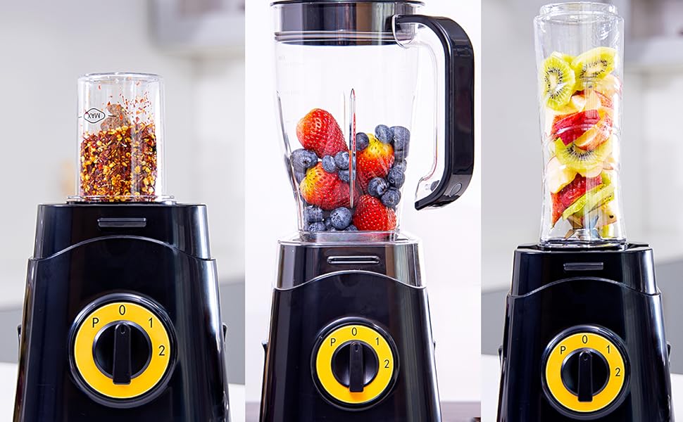 GEEPAS 3-in-1 Super Blender GSB44033