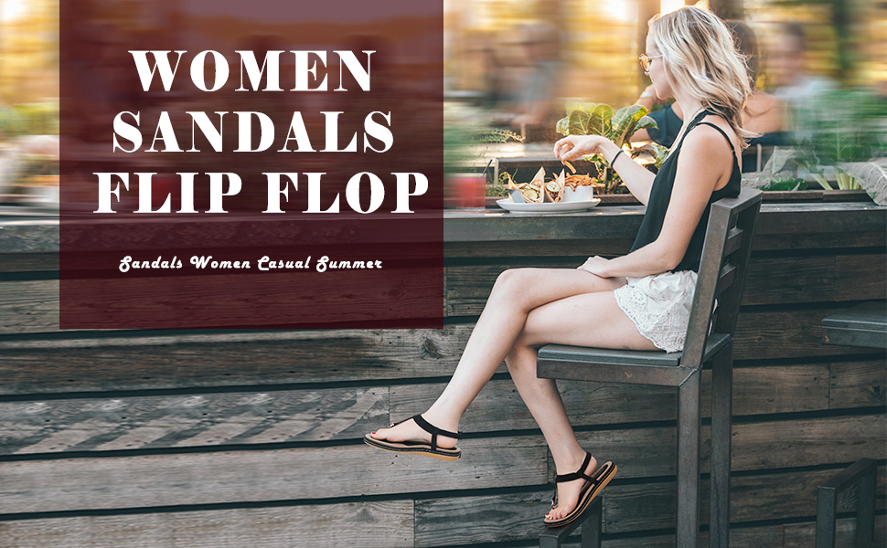 Womens Sandals Bohemian Dress Shoes Comfortable Open Toe Elastic T- Strap  Sandals