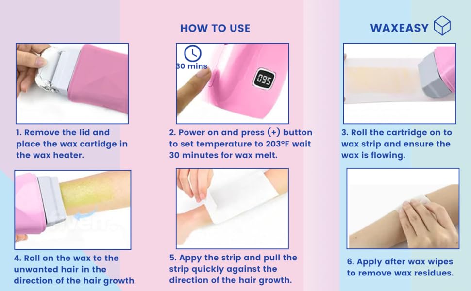 waxing kit for women roll on wax wax strips for hair removal wax machine roll on wax warmer
