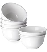 DOWAN Soup Bowls for Kitchen, White Deep Cereal Bowls, 18 Ounces Classic Round Style Ceramic Bowl...