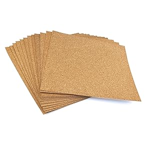 Cork Adhesive Back 12" x 12"