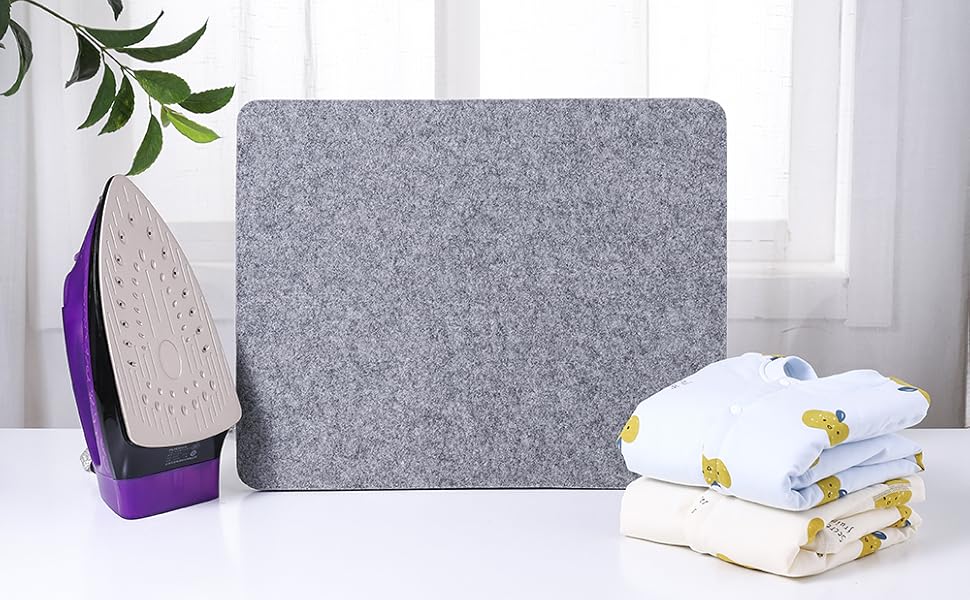 Lauterye 17"x13.5" Wool Pressing Mat for Quilting 100 New Zealand Wool Smooth