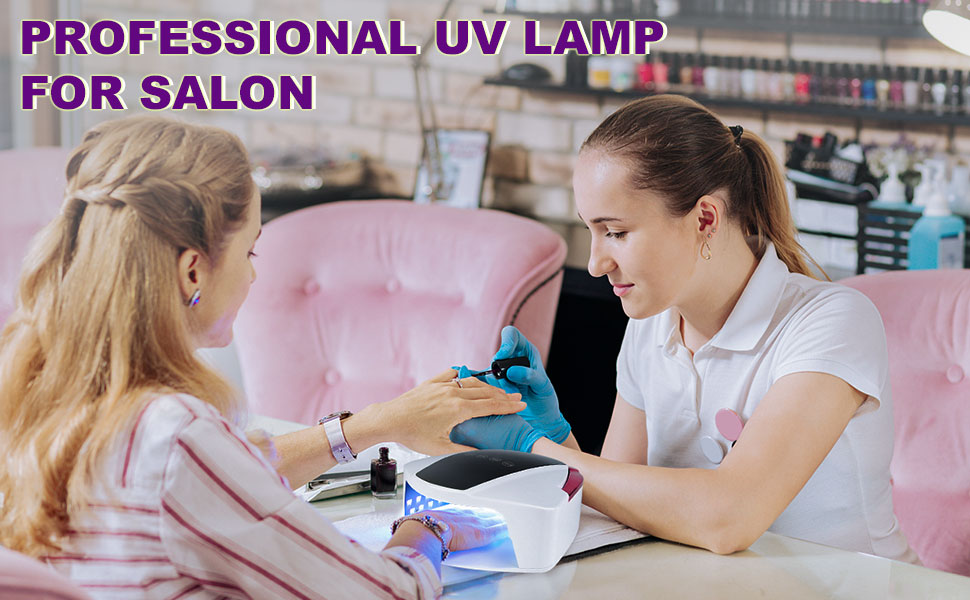 High Power 96W Heart Plating Pink PRO Cure Cute Shiny White Black LED UV  Nail Lamp with Feet Use Removable Base - China UV/LED Nail Lamp Dryer and Nail  Dryer UV LED