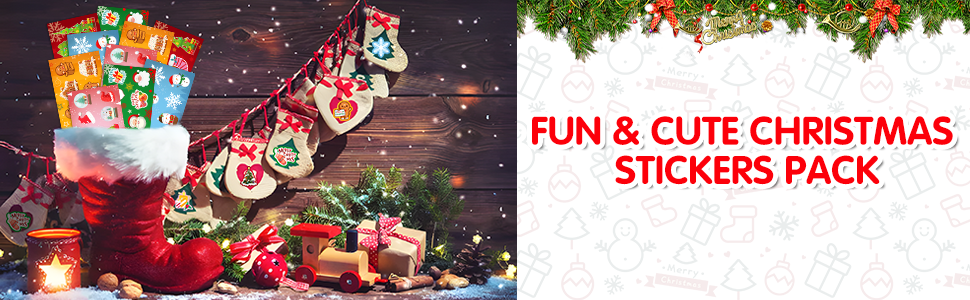 christmas stickers for kids