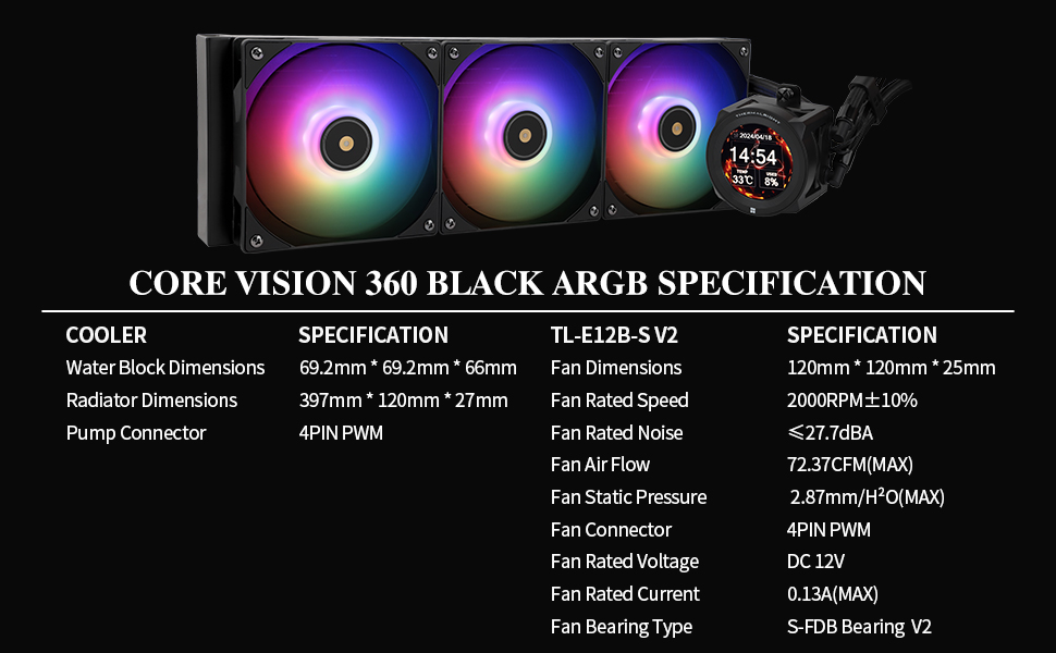 CV360 BLACK ARGB-D5