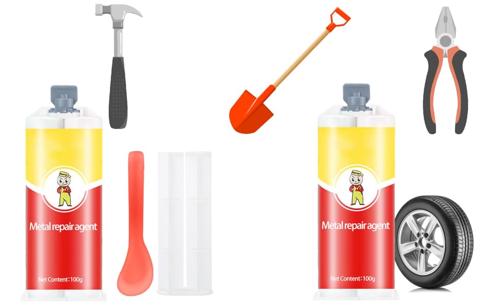 Strong Casting Glue All Purpose Repair Glue Ceramic Glue Repair, Metal to Metal Glue Heavy