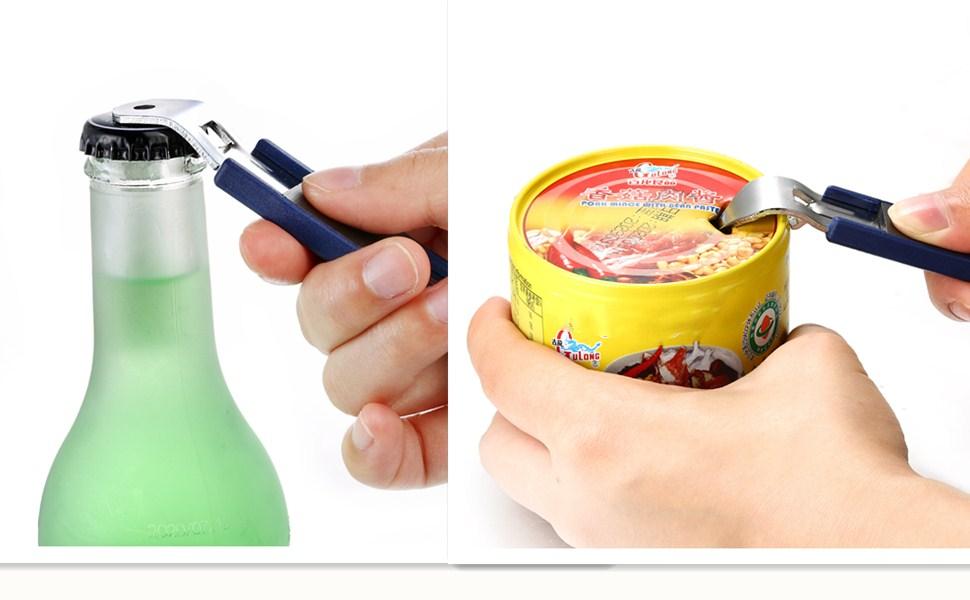 3 Pieces Bottle Openers Can Opener Classic Beer Opener Stainless Steel