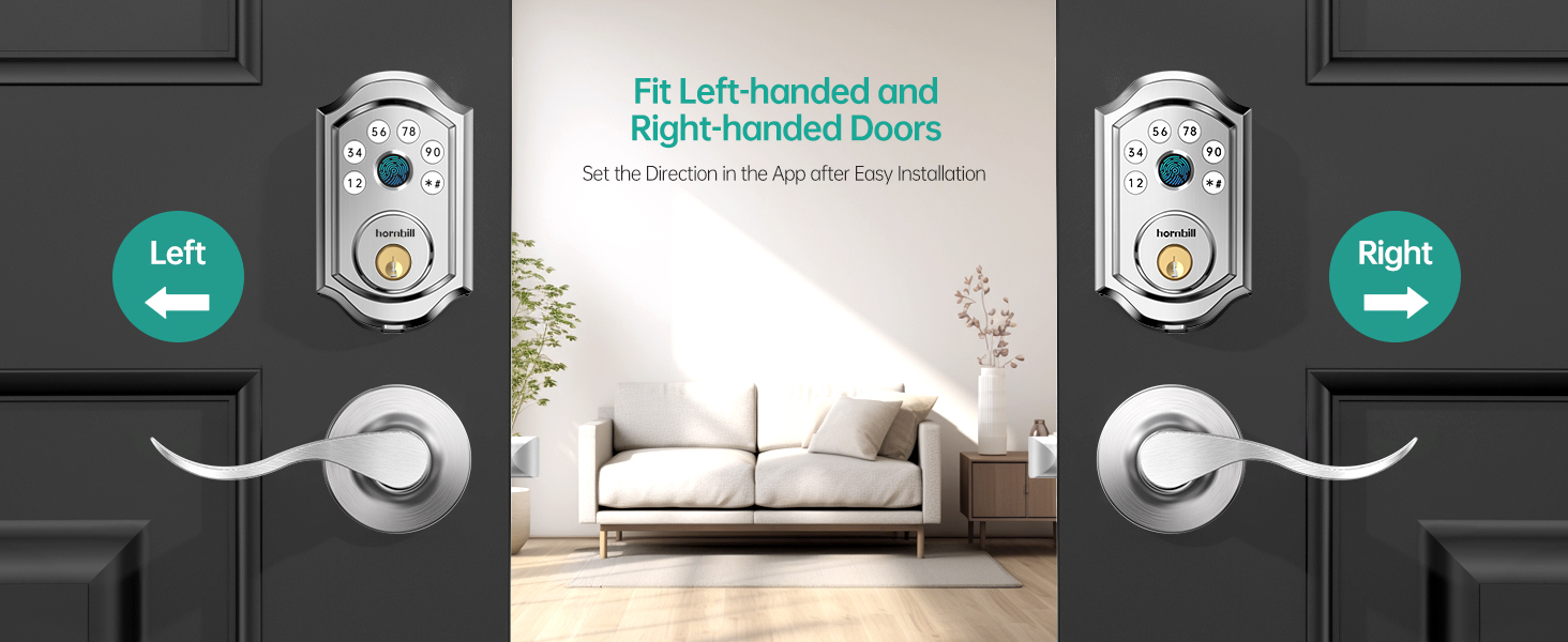 Suitable for left and right doors