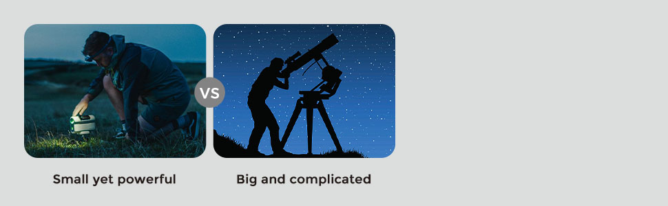 Contrast conventional telescope