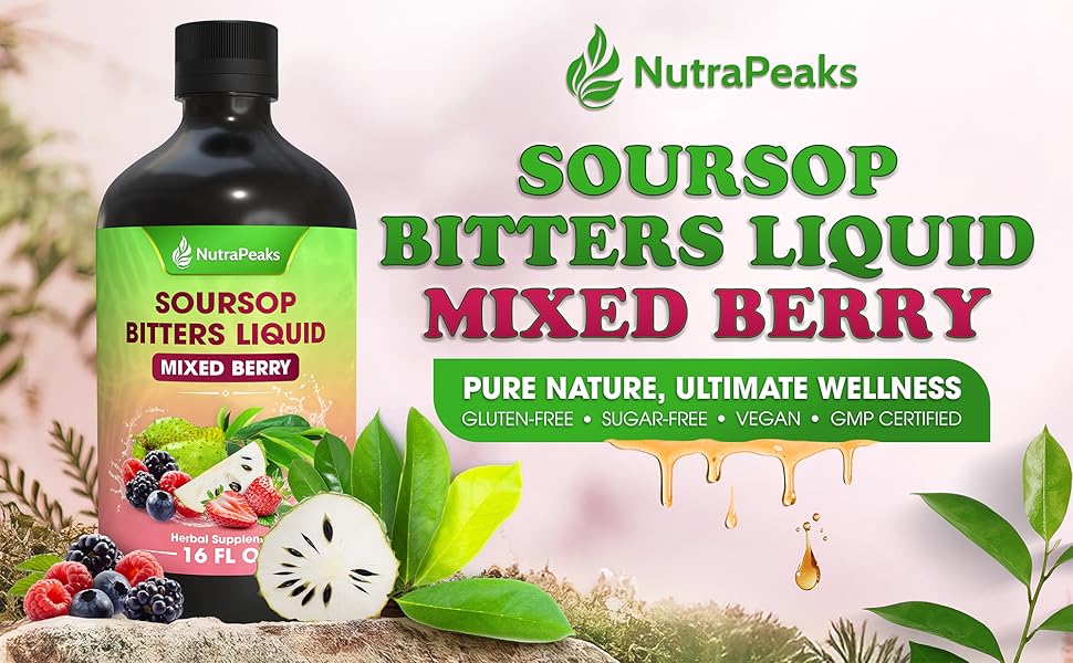 Soursop Bitters Liquid Mixed Berry
