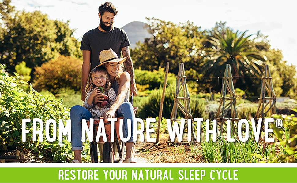 NATURELO, Melatonin, Gummies, Sleep Supplement, Mood Support, Non-GMO, Stress Relief