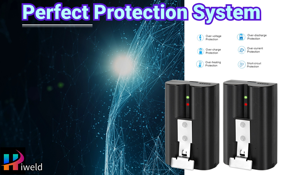 Hiweld 6040mAh Replacement Battery with Charger Station for