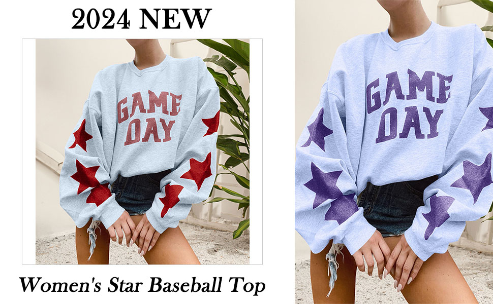 sequin football sweatshirt