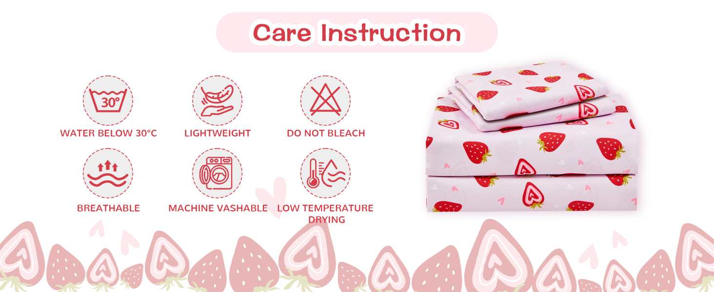 kids sheet set for girls