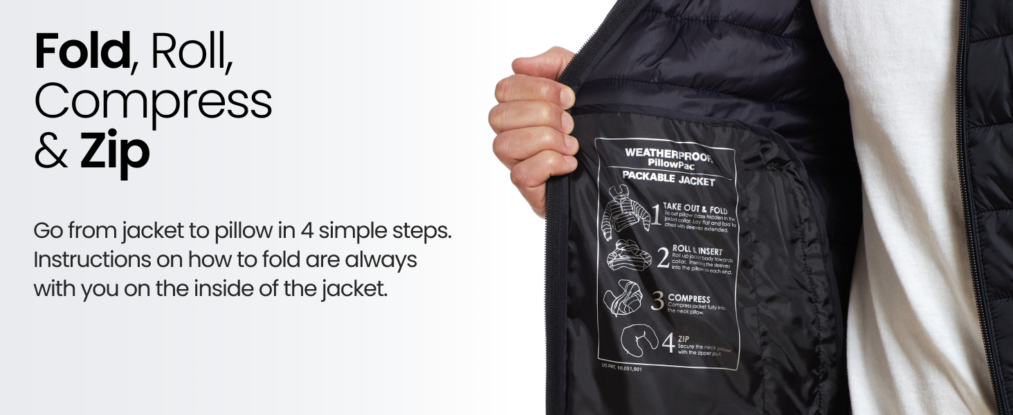 pillow pac jacket
