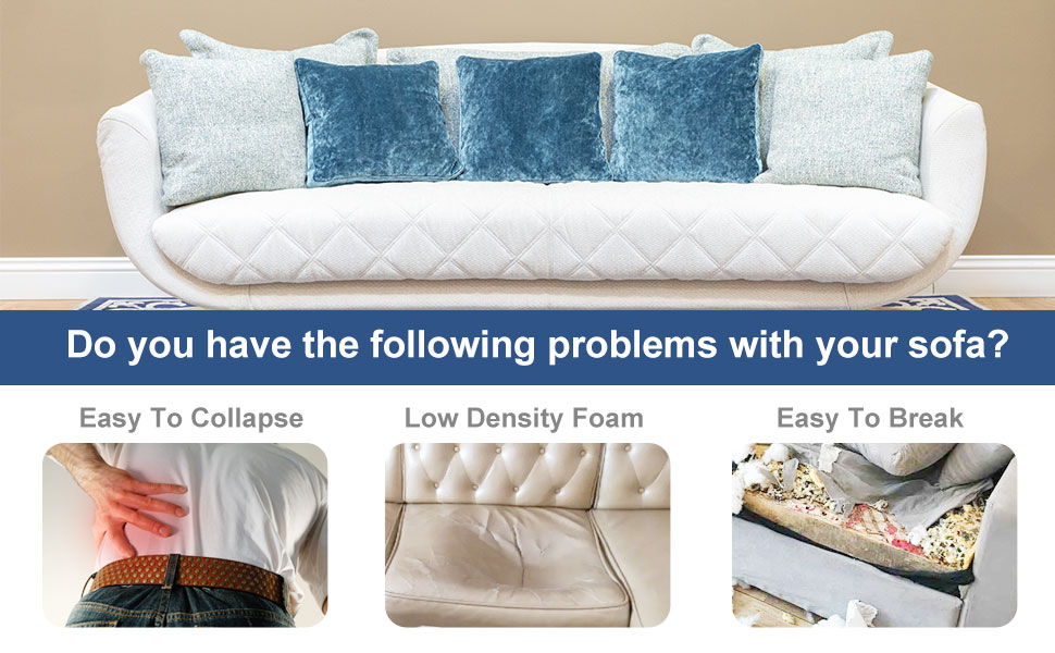 GIONAR 50 x 50cm Sofa Repair Foam Sofa Cushion Support Sofa Repair