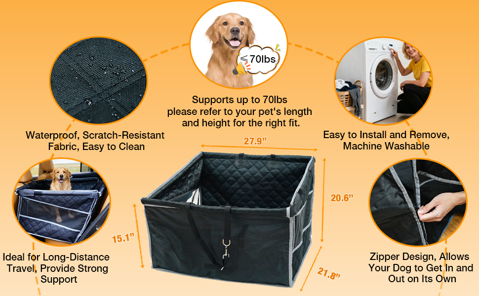 dog car seat for large dogs