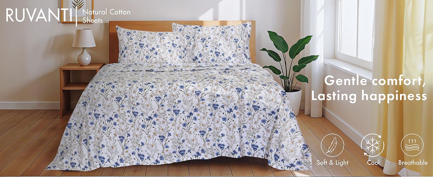 queen sheets king size sheets full twin Cal king breathable soft percale sheets