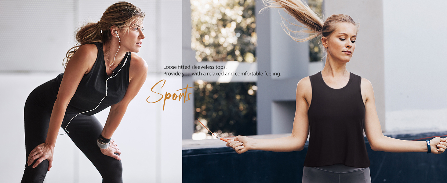 Flowy Crop Tank for Women